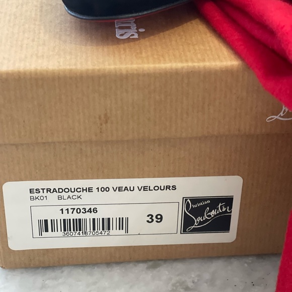 Christian Louboutin Estradouche • Cutout Suede Pumps • Size 39 • Never Worn! - Picture 4 of 5